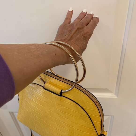 NWOT Ring-handled, Crossbody Small Dome Satchel - Picture 13 of 13